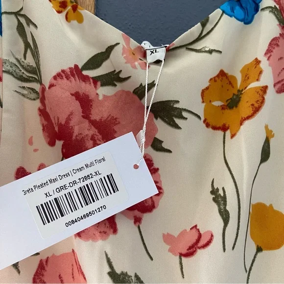 NWT Baltic Born Greta Pleated Maxi Dress - Picture 3 of 3